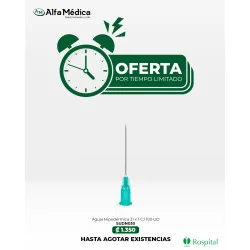 AGUJA HIPODÉRMICA 21 X 1"